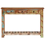 vidaXL Masă consolă, 110x30x76 cm, lemn masiv reciclat vidaXL Masă consolă, 110x30x76 cm, lemn masiv reciclat