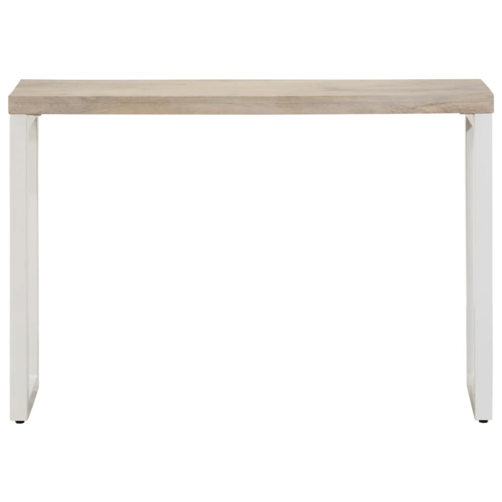vidaXL Masă Consolă Maro 110x35x76 cm Lemn de Mango și Fier