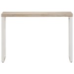 vidaXL Masă Consolă Maro 110x35x76 cm Lemn de Mango și Fier vidaXL Masă Consolă Maro 110x35x76 cm Lemn de Mango și Fier