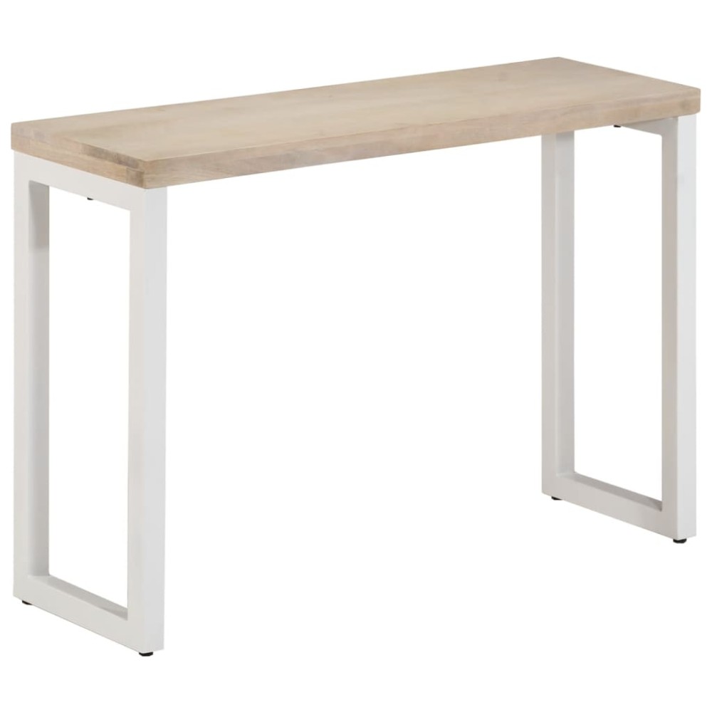 vidaXL Masă Consolă Maro 110x35x76 cm Lemn de Mango și Fier