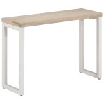 vidaXL Masă Consolă Maro 110x35x76 cm Lemn de Mango și Fier vidaXL Masă Consolă Maro 110x35x76 cm Lemn de Mango și Fier