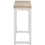 vidaXL Masă Consolă Maro 110x35x76 cm Lemn de Mango și Fier vidaXL Masă Consolă Maro 110x35x76 cm Lemn de Mango și Fier