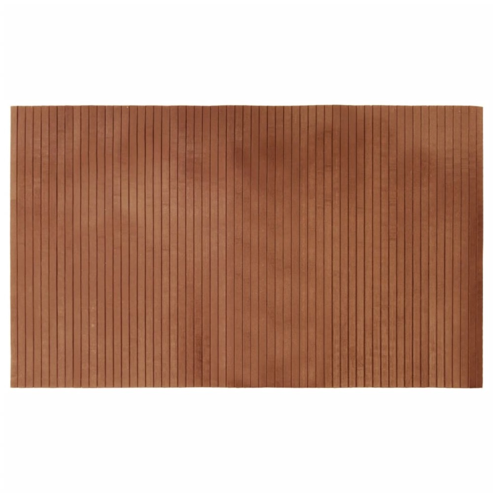 vidaXL Covor dreptunghiular, maro, 60x100 cm, bambus