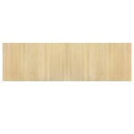 vidaXL Covor dreptunghiular, natural deschis, 60x200 cm, bambus