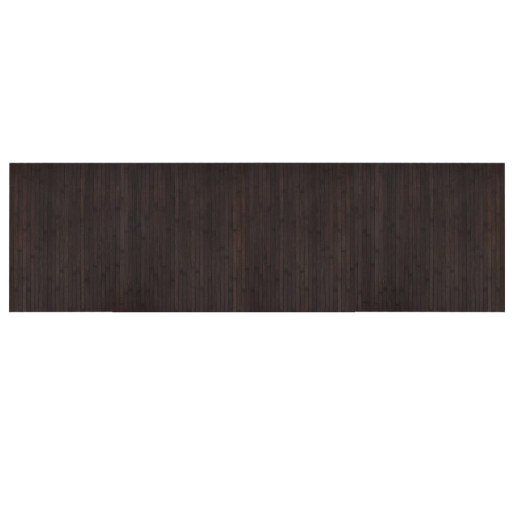 vidaXL Covor dreptunghiular, maro închis, 60x200 cm, bambus