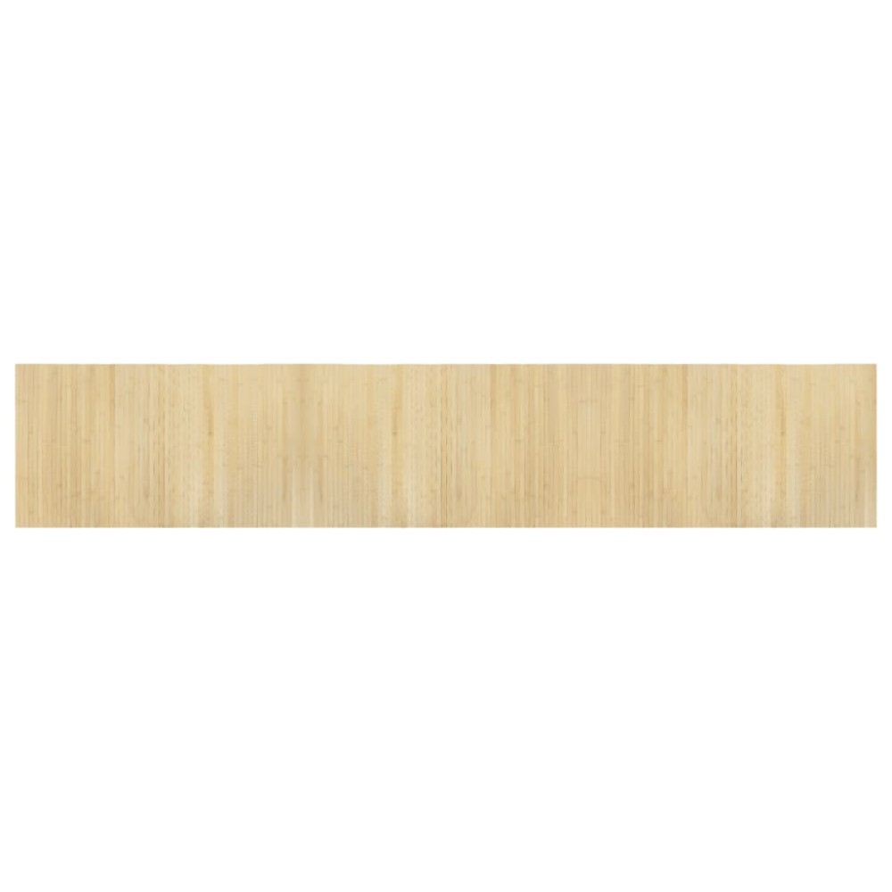 vidaXL Covor dreptunghiular, natural deschis, 60x300 cm, bambus