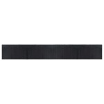 vidaXL Covor dreptunghiular, negru, 60x400 cm, bambus