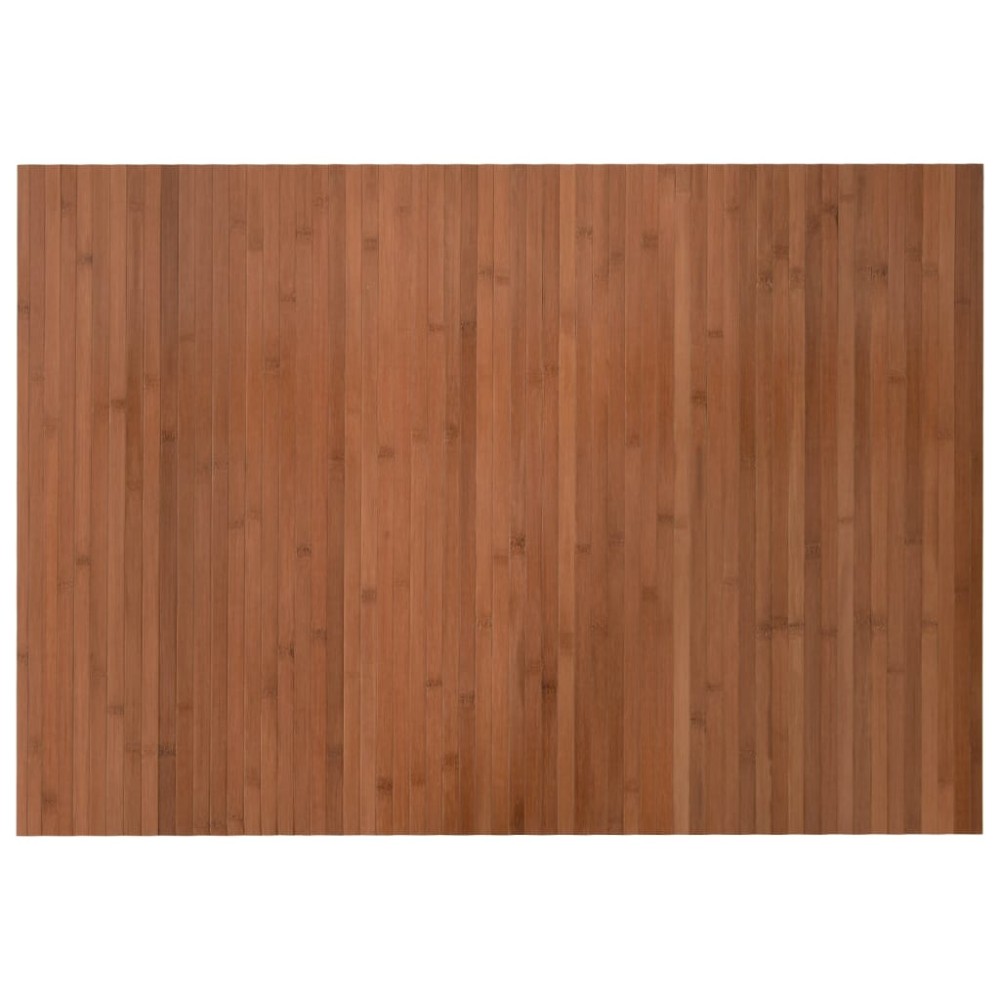 vidaXL Covor dreptunghiular, maro, 70x100 cm, bambus
