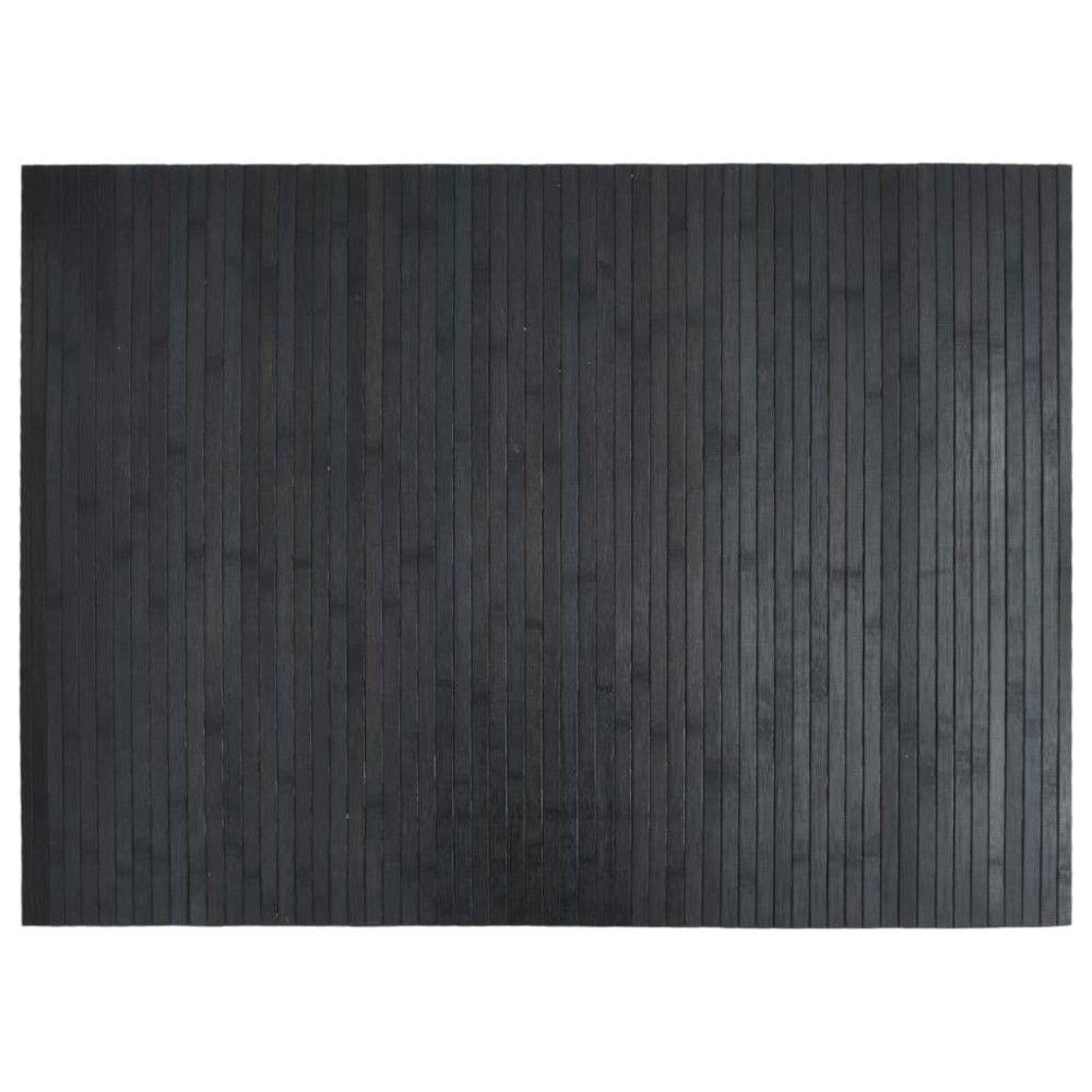 vidaXL Covor dreptunghiular, gri, 70x100 cm, bambus