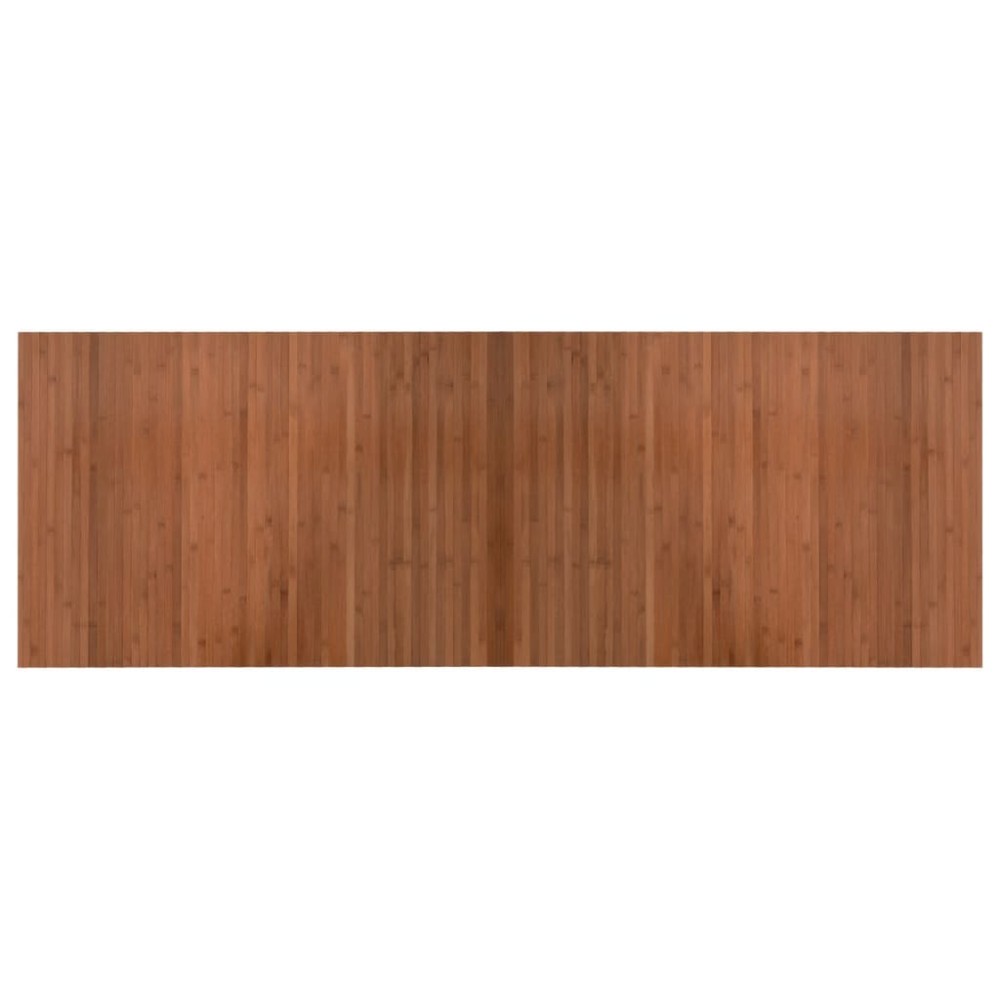 vidaXL Covor dreptunghiular, maro, 70x200 cm, bambus
