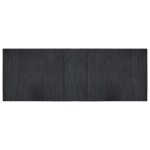 vidaXL Covor dreptunghiular, gri, 70x200 cm, bambus