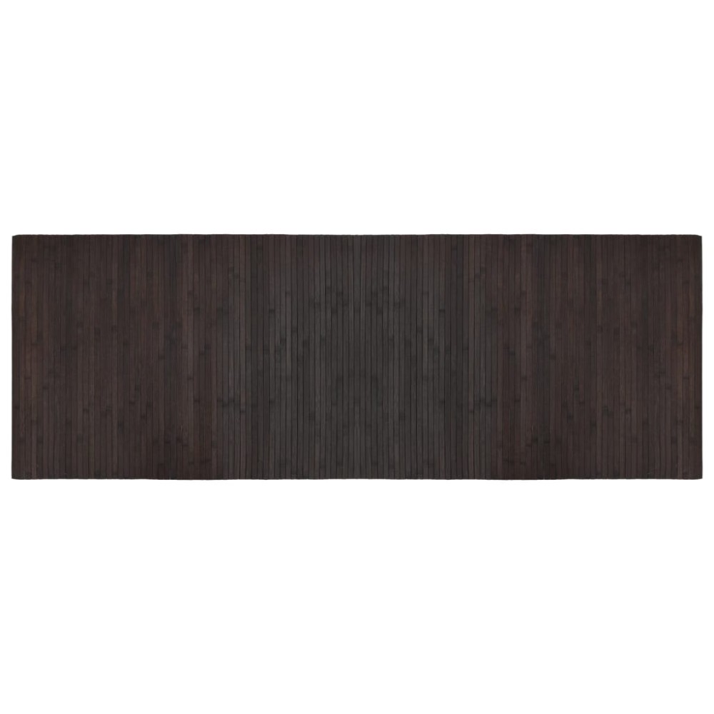 vidaXL Covor dreptunghiular, maro închis, 70x200 cm, bambus