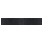 vidaXL Covor dreptunghiular, negru, 70x300 cm, bambus