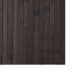 vidaXL Covor dreptunghiular, maro închis, 70x400 cm, bambus