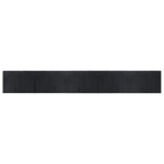vidaXL Covor dreptunghiular, negru, 70x500 cm, bambus