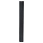 vidaXL Covor dreptunghiular, negru, 70x500 cm, bambus