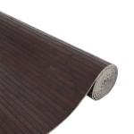 vidaXL Covor dreptunghiular, maro închis, 80x100 cm, bambus vidaXL Covor dreptunghiular, maro închis, 80x100 cm, bambus