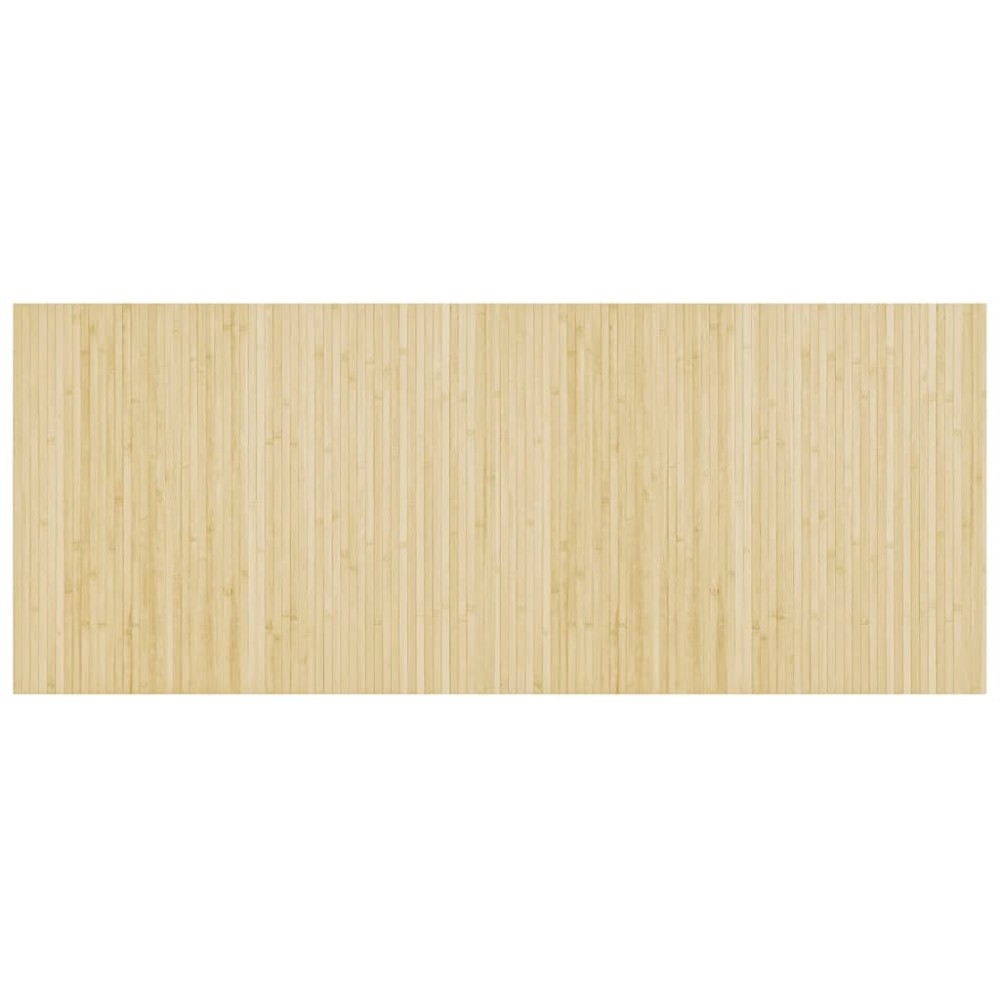vidaXL Covor dreptunghiular, natural deschis, 80x200 cm, bambus