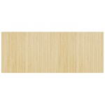 vidaXL Covor dreptunghiular, natural deschis, 80x200 cm, bambus