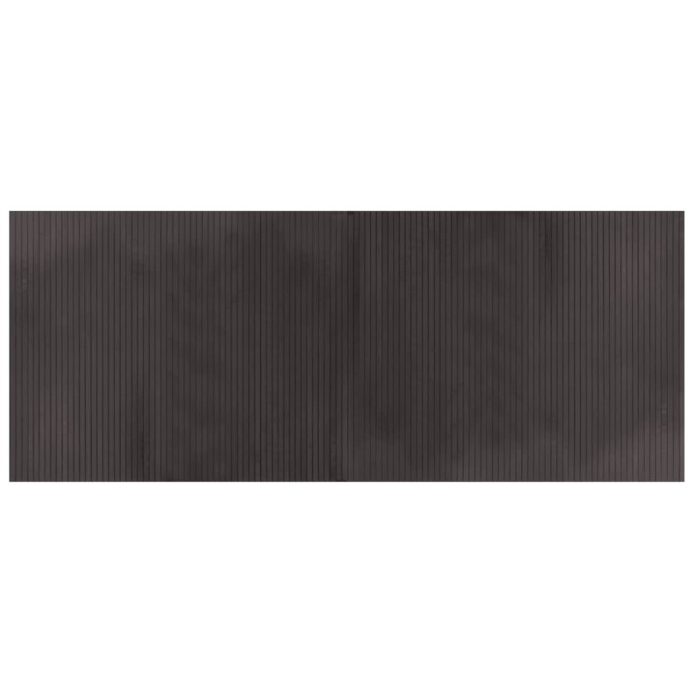 vidaXL Covor dreptunghiular, maro închis, 80x200 cm, bambus