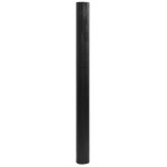 vidaXL Covor dreptunghiular, negru, 80x300 cm, bambus