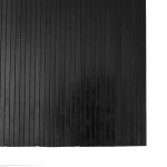 vidaXL Covor dreptunghiular, negru, 80x300 cm, bambus