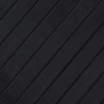 vidaXL Covor dreptunghiular, negru, 80x300 cm, bambus