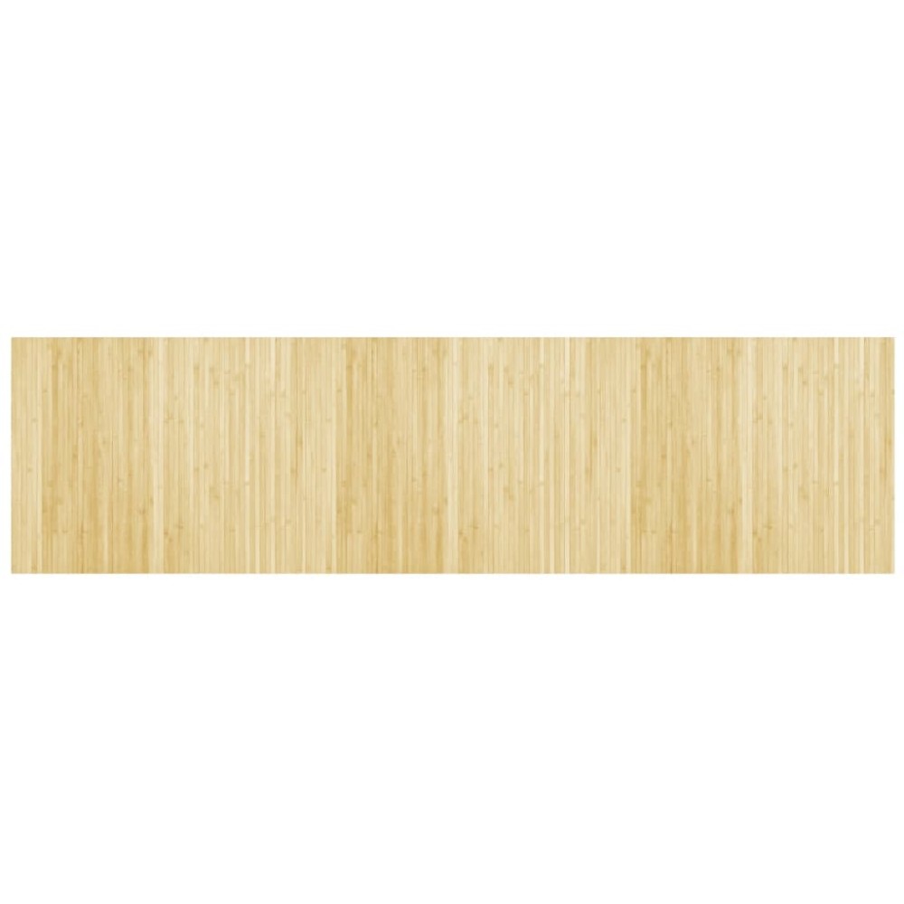 vidaXL Covor dreptunghiular, natural deschis, 80x300 cm, bambus