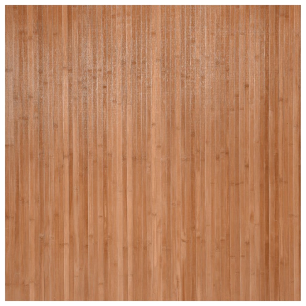 vidaXL Covor dreptunghiular, natural, 100x100 cm, bambus