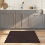 vidaXL Covor dreptunghiular, maro închis, 100x100 cm, bambus vidaXL Covor dreptunghiular, maro închis, 100x100 cm, bambus