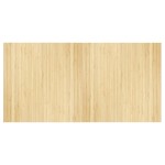 vidaXL Covor dreptunghiular, natural deschis, 100x200 cm, bambus