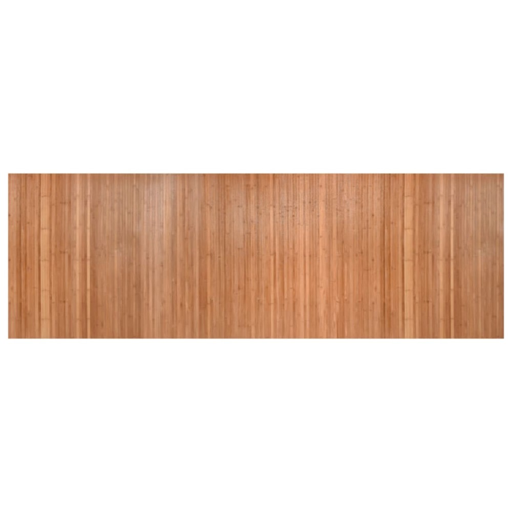 vidaXL Covor dreptunghiular, natural, 100x300 cm, bambus