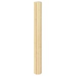 vidaXL Covor dreptunghiular, natural deschis, 100x300 cm, bambus