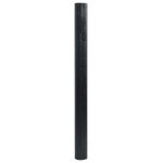 vidaXL Covor dreptunghiular, negru, 100x400 cm, bambus