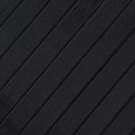 vidaXL Covor dreptunghiular, negru, 100x400 cm, bambus