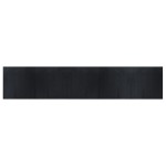 vidaXL Covor dreptunghiular, negru, 100x500 cm, bambus