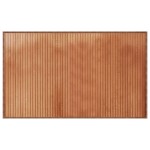 vidaXL Covor dreptunghiular, maro, 60x100 cm, bambus