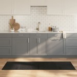 vidaXL Covor dreptunghiular, negru, 60x200 cm, bambus vidaXL Covor dreptunghiular, negru, 60x200 cm, bambus