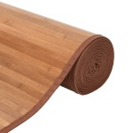 vidaXL Covor dreptunghiular, natural, 60x200 cm, bambus