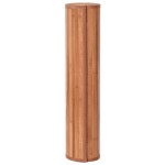 vidaXL Covor dreptunghiular, maro, 60x200 cm, bambus