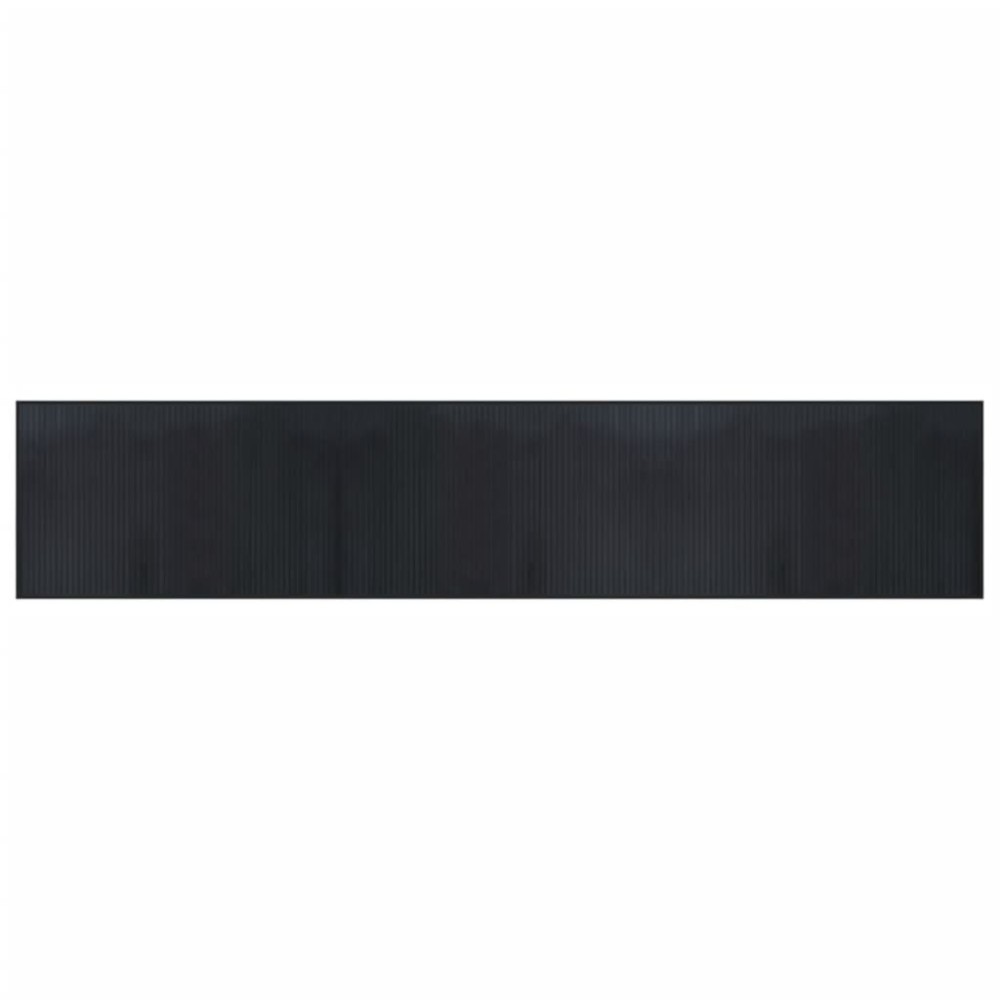 vidaXL Covor dreptunghiular, negru, 60x300 cm, bambus