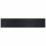 vidaXL Covor dreptunghiular, negru, 60x300 cm, bambus