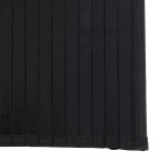 vidaXL Covor dreptunghiular, negru, 60x300 cm, bambus