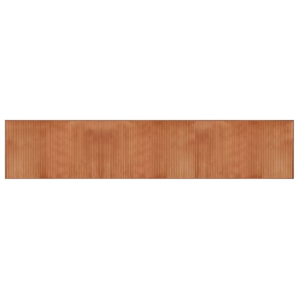 vidaXL Covor dreptunghiular, maro, 60x300 cm, bambus