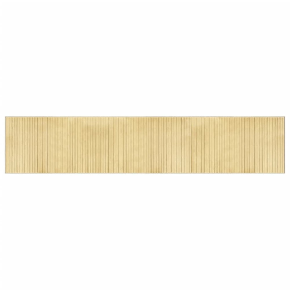 vidaXL Covor dreptunghiular, natural deschis, 60x300 cm, bambus