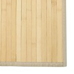 vidaXL Covor dreptunghiular, natural deschis, 60x300 cm, bambus