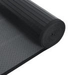 vidaXL Covor dreptunghiular, negru, 60x400 cm, bambus