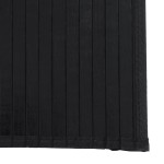 vidaXL Covor dreptunghiular, negru, 60x400 cm, bambus