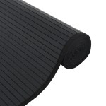 vidaXL Covor dreptunghiular, negru, 60x500 cm, bambus