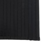 vidaXL Covor dreptunghiular, negru, 60x500 cm, bambus